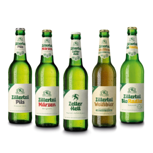 Zillertal Selection Box 10 bottles x 0.5l · 5 styles · 1 brewery